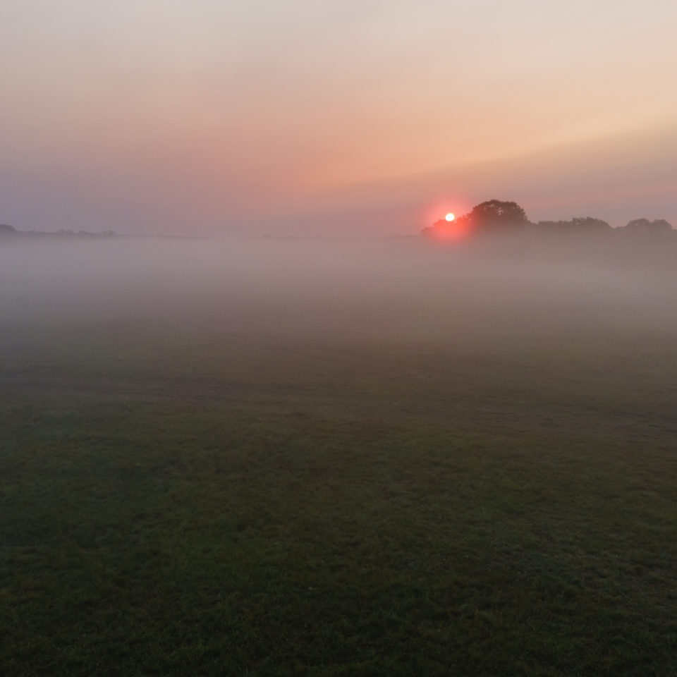 September 2020 – Sonnenaufgang im Nebel – DJI Mavic Air 2